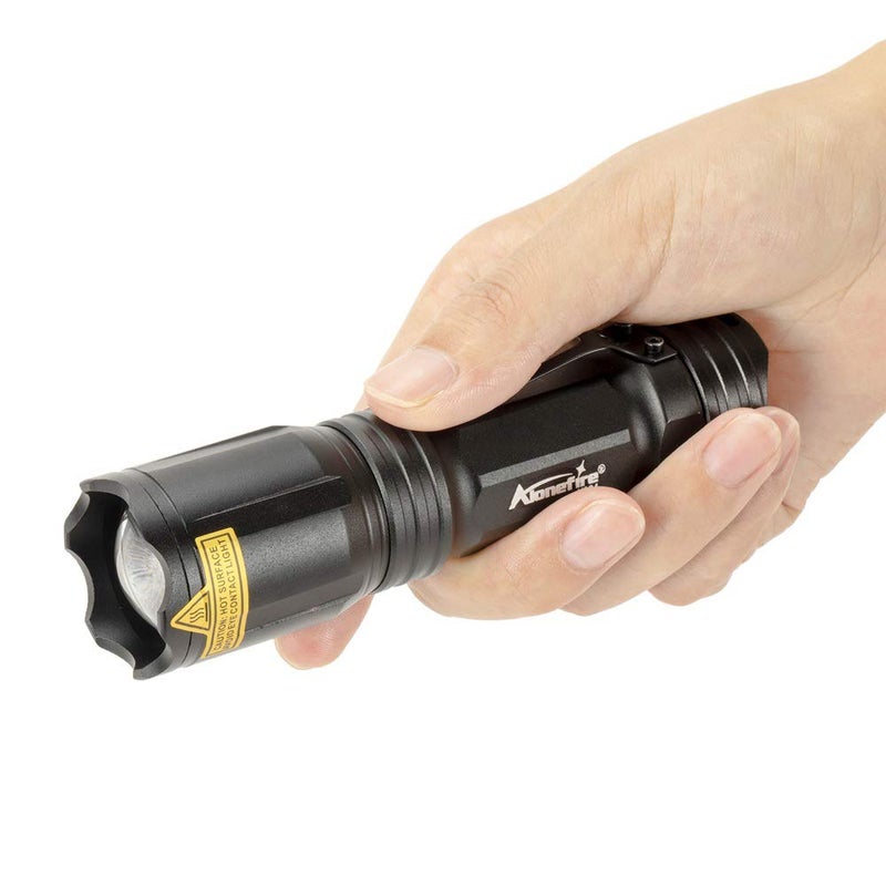 ALONEFIRE X004 Multicolor Flashlight Red Light Green Light USB Rechargeable Blue Light Flashlight RGB Color Changing Waterproof with Battery, Charger for Night Observation Astronomy Aviation Tracking - Image 5